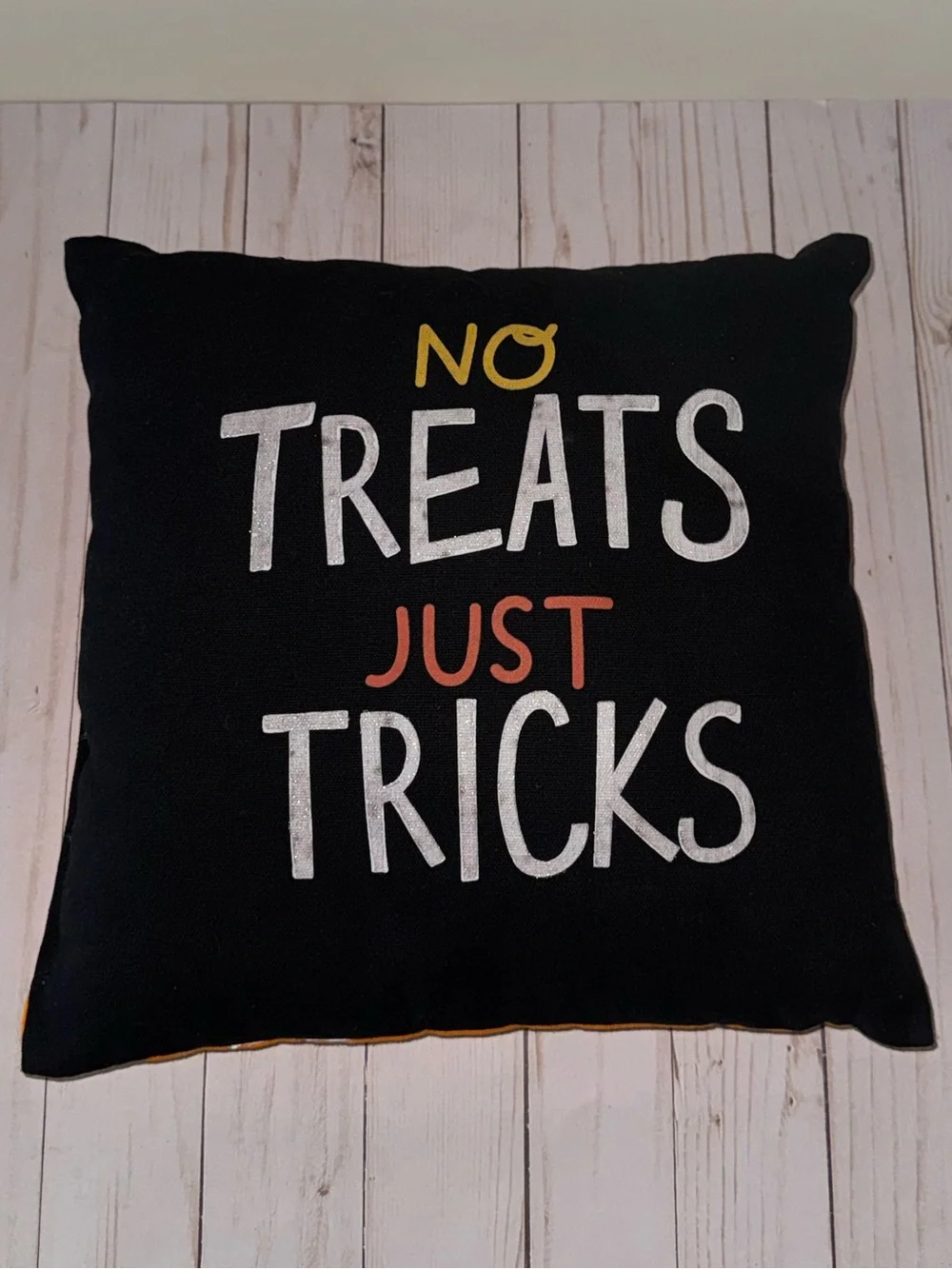 Reversible Halloween pillow